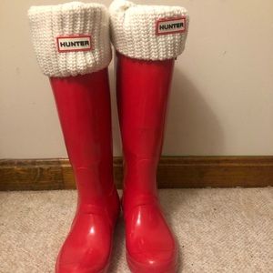 Coral Tall Hunter Rainboots